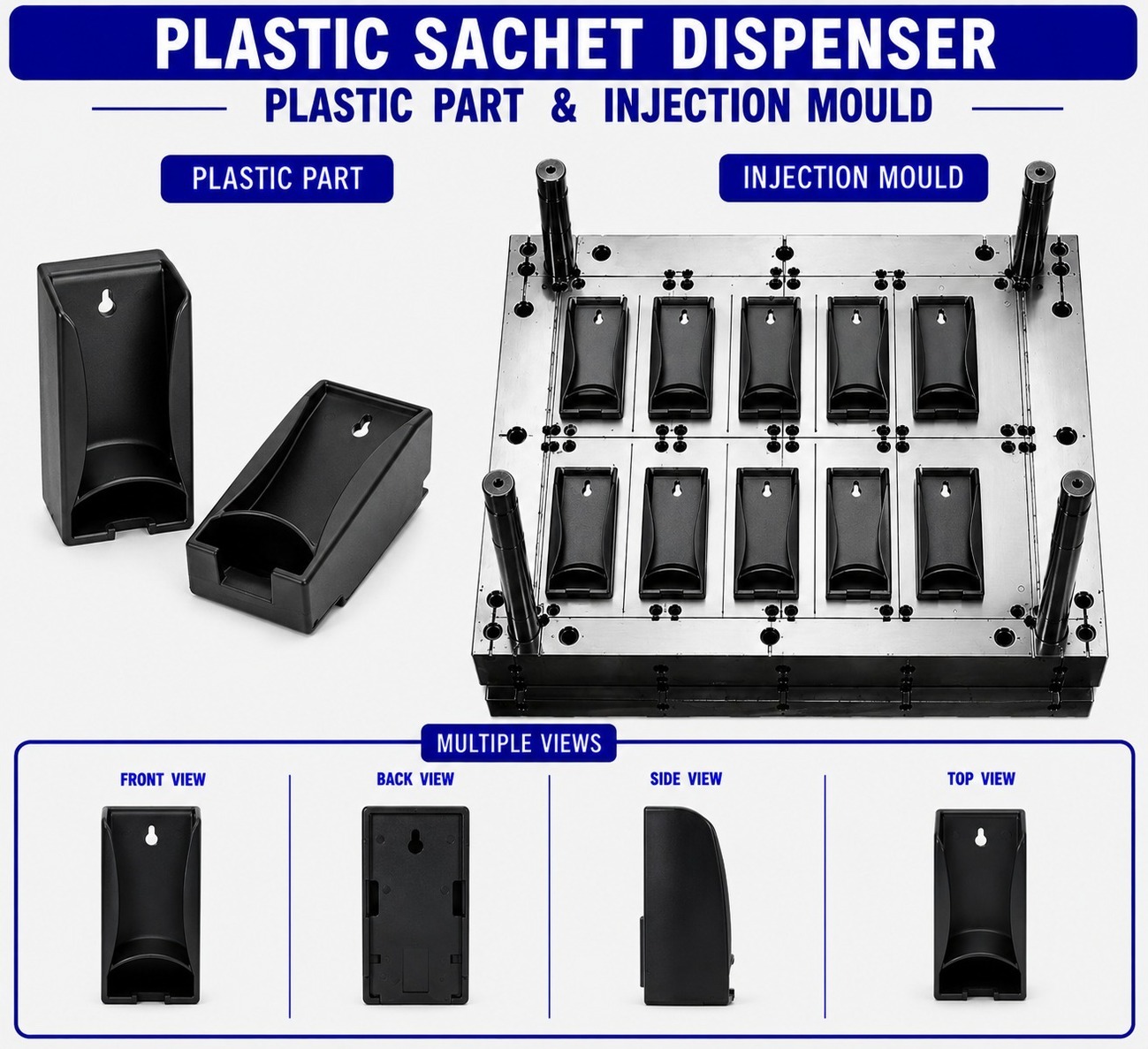 Plastic Sachet Dispenser Mould and Moulding Service